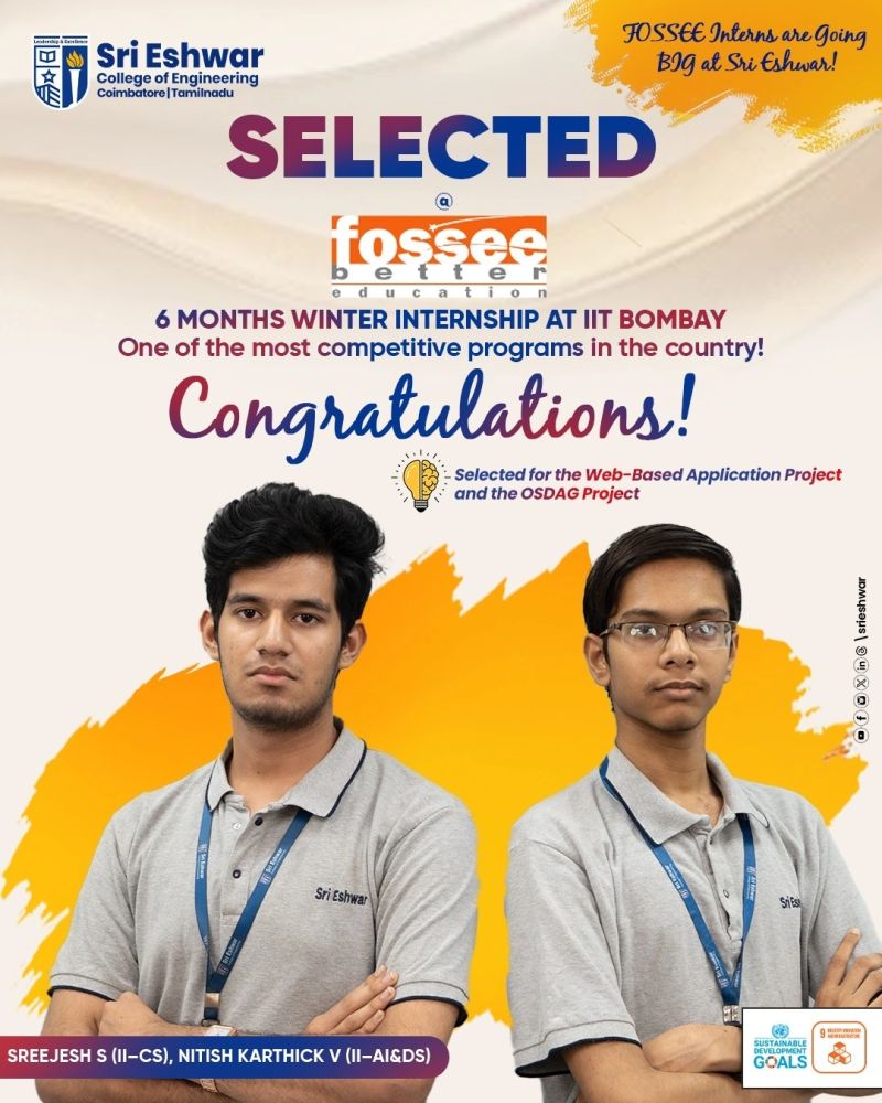 FOSSEE Intern @ IIT Bombay